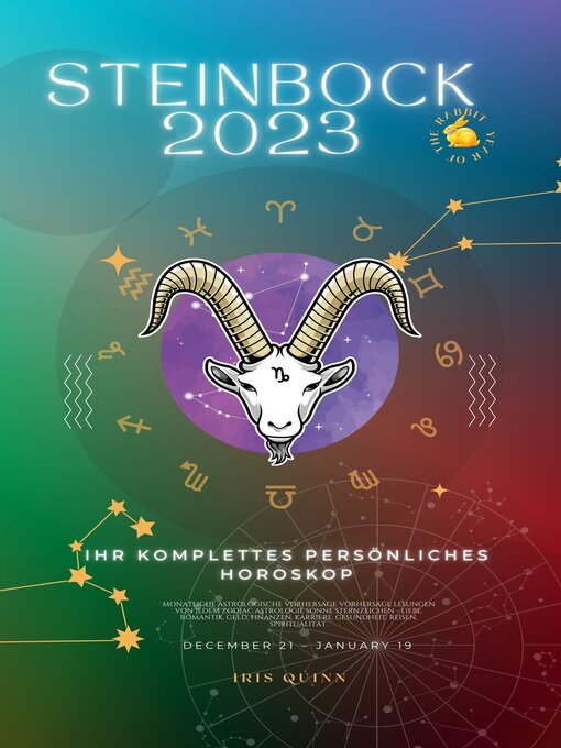 Title details for Ihr Vollständiges Steinbock 2023 Persönliches Horoskop by Iris Quinn - Wait list